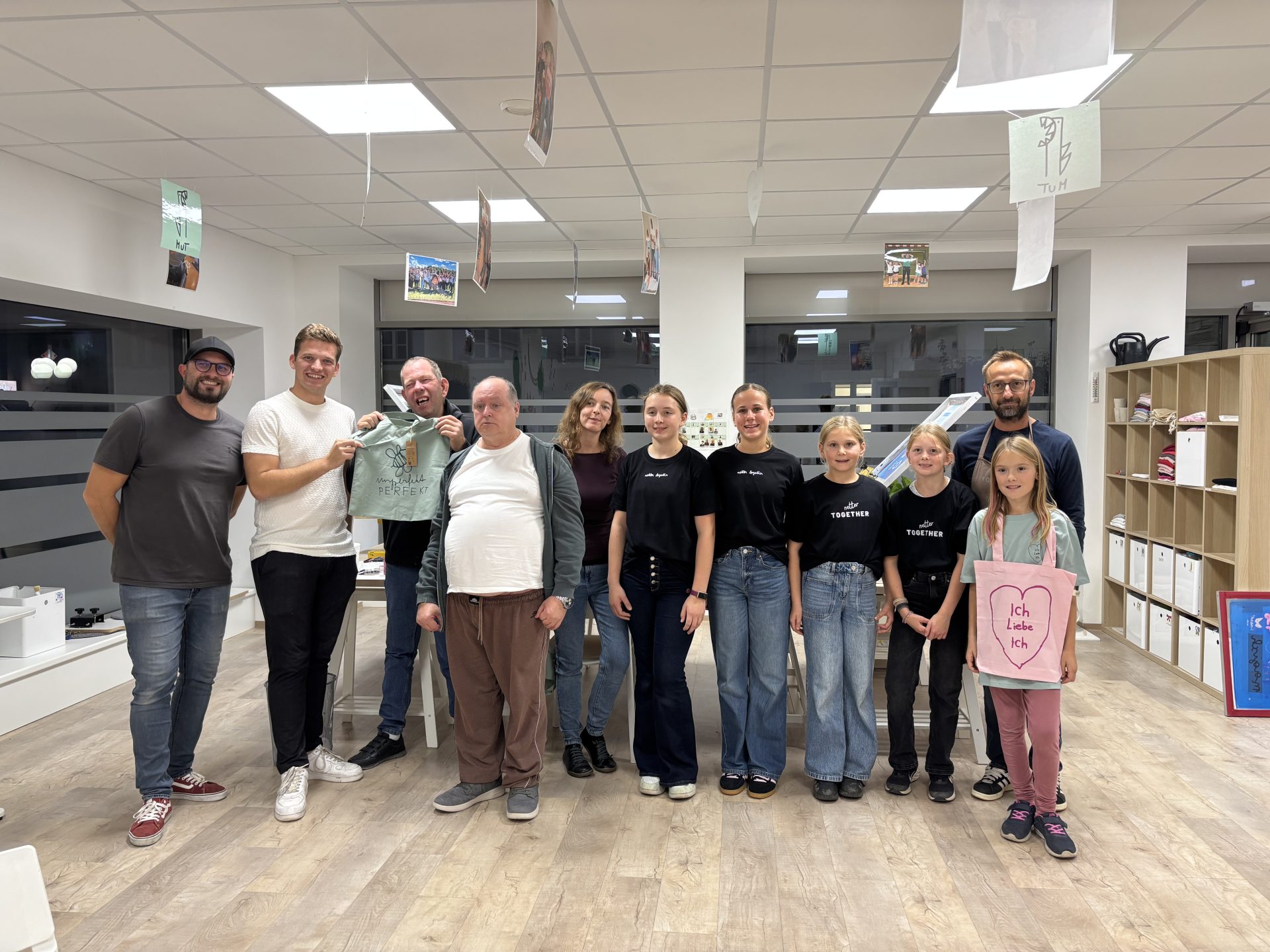 Gruppenfoto Mädchentreffen Herzstück