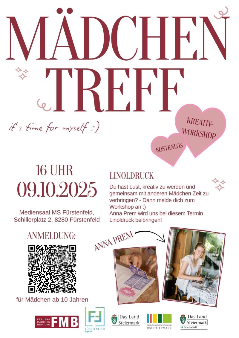 Mädchentreff flyer