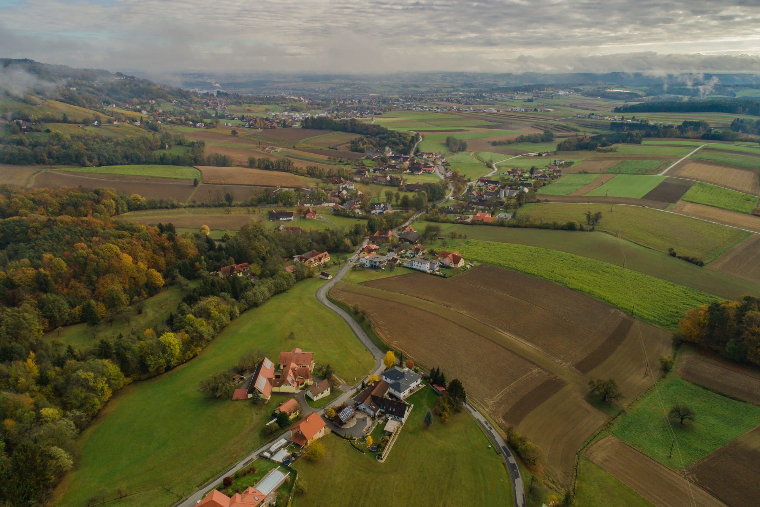 Luftaufnahme von Hartberg-Umgebung
