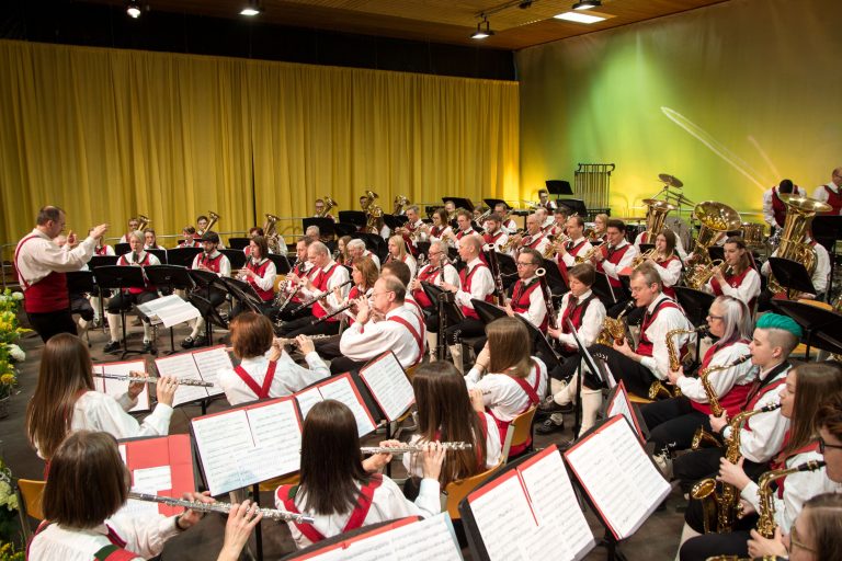 Musikkapelle Pöllau bei einem Konzert
